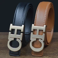 luxury designer brand pin buckle ch belt narrow high quality women genuine real leather dress kids strap for jeans waistband