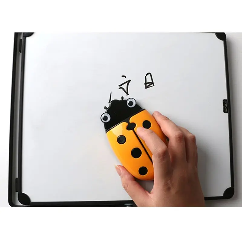 Cute Ladybug Fridge Magnetic Storage Box Eraser Whiteboard Pen Organizer Save Space Kitchen Container Holder |