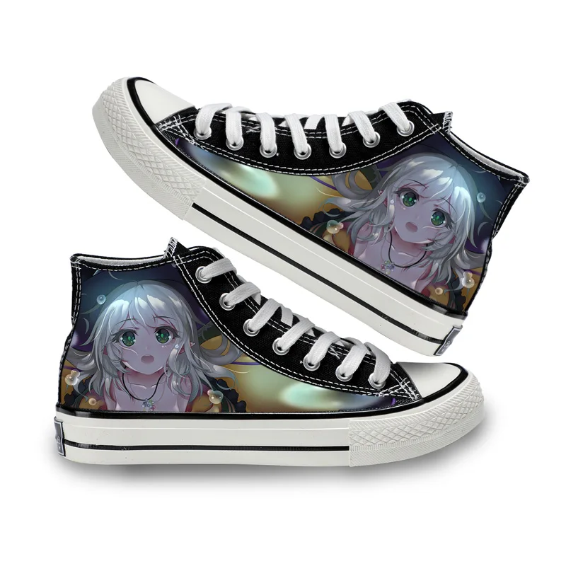 

Унисекс, Аниме TouHou Project, повседневные холщовые ботинки до лодыжки, Kirisame Marisa, обувь на плоской подошве, обувь "Уточка" сникерсы