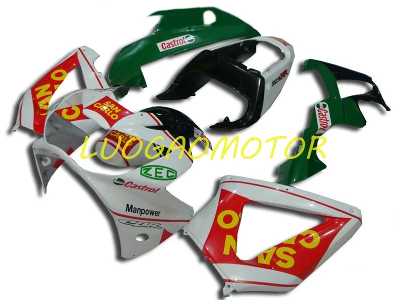 

High Quality Injection fairing kit Green White Motorcycle Bodywork For HONDA CBR900 RR 929 00 01 CBR900RR 929 2000 2001 Fairing