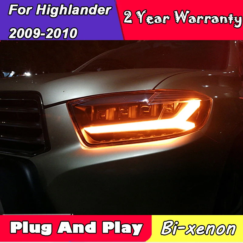 Передние фары в сборе для TOYOTA Highlander 2009-2011 года | Автомобили и мотоциклы