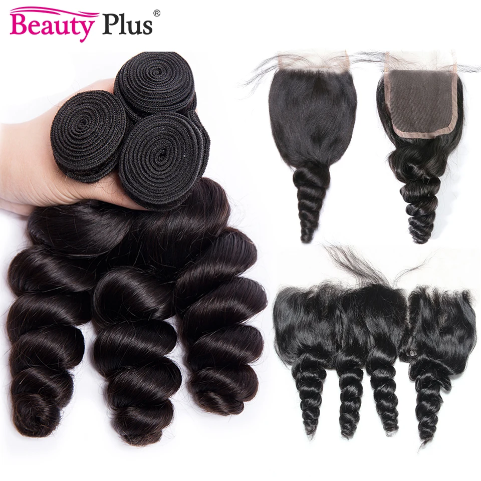 Перуанские волнистые пряди с застежкой прозрачная человеческие волосы