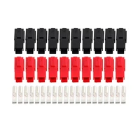 10 pairs 30a amp 600v power marine connector pole red black for anderson powerpole