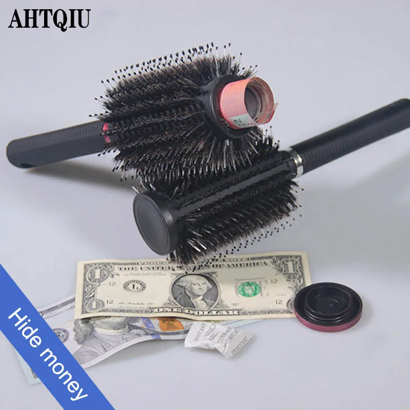 Скрытые сейфы щетка для волос стиль секретная безопасная коробка скрытия денег