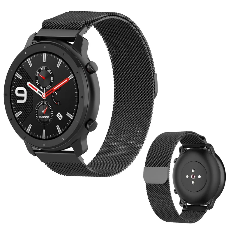 22 мм браслет ремешок для Xiaomi Amazfit GTR 47 мм Pace Stratos ремешок для часов samsung gear S3 Galaxy 46 мм ремешок для часов для huawei Gt