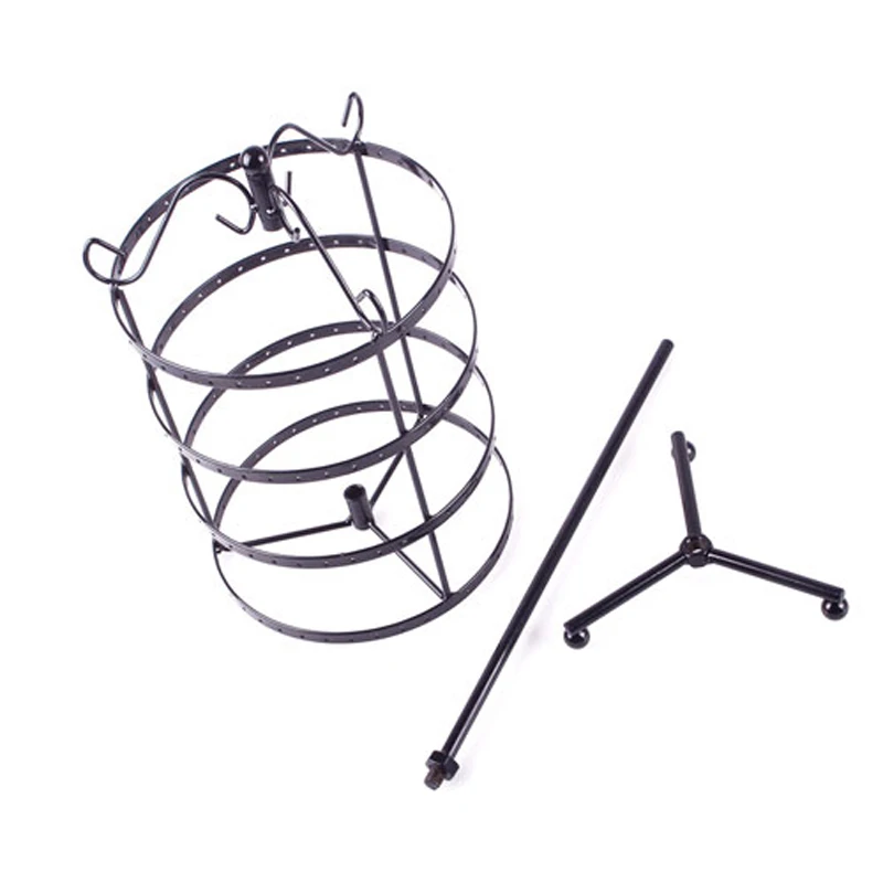 Многофункциональная подставка для ювелирных изделий вращающаяся металлическая