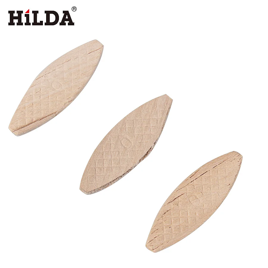 HILDA 100PCS No. 0# Assorted Wood Biscuits For Tenon Machine Woodworking Biscuit Jointer |