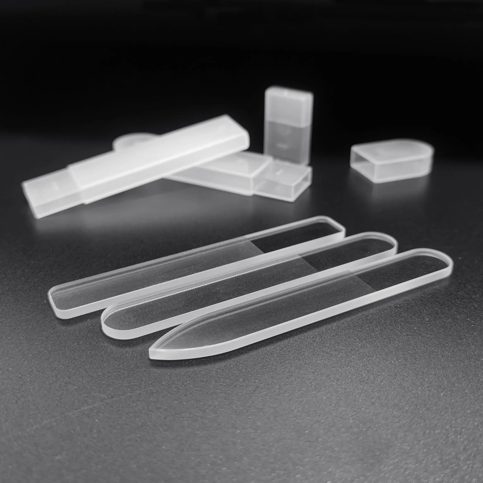 Профессиональный Nano Стекло ногтя и пилочки для ногтей Полировка полосы щетка