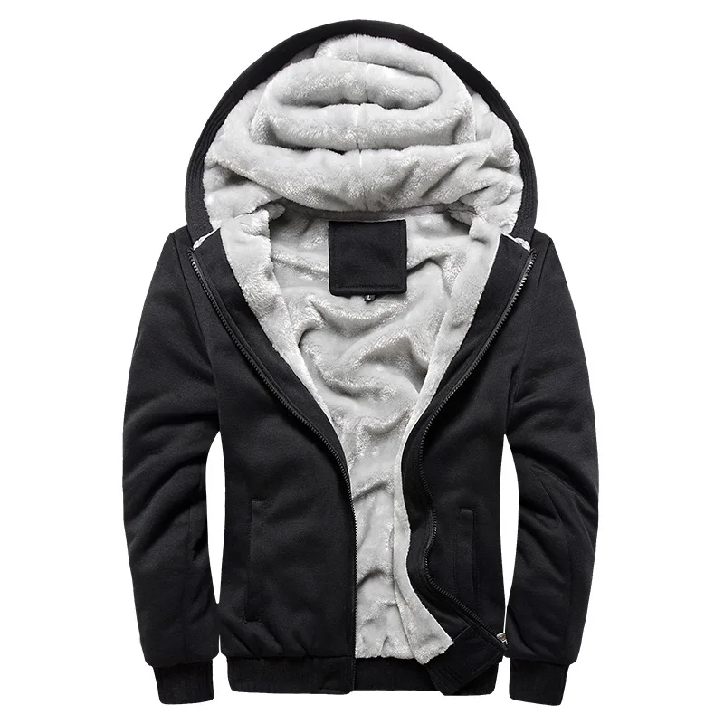

Men's sweater hooded autumn and winter men's baseball uniform sports plus velvet thick fishing hoodie jacket men clothing 2021