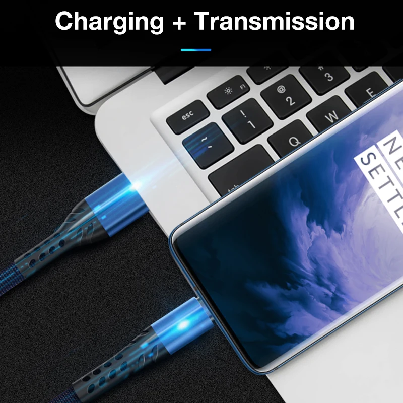 1 м длинный usb кабель type C для быстрой зарядки huawei mate 20 10 lite P20 Pro Nova 3e 3i Honor 9 V20