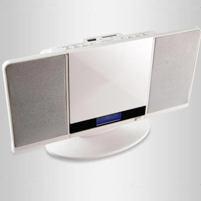Настенные cd-машины sec Настольный аудио CD-плеер usb флеш-накопитель mp3 инвентарь внешней торговли спикер разогнанный U диск Музыка FM радио - Цвет: Белый