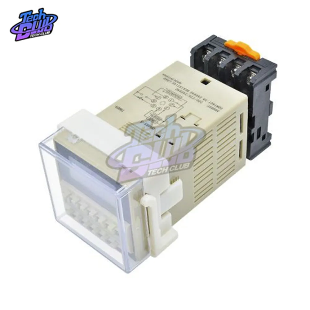 12 В постоянного тока 24 переменного 110 220 программируемое реле времени с двойной