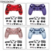 replacement housing shell case buttons set diy mod kit for ps4 slim 4 controller spare parts