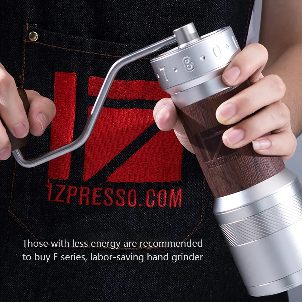 Zpresso-molinillo de caf&eacute; kplus Manual, molinillo de aluminio, de acero inoxidable, ajustable, Mini molienda de granos, 40g, 1 unidad-4