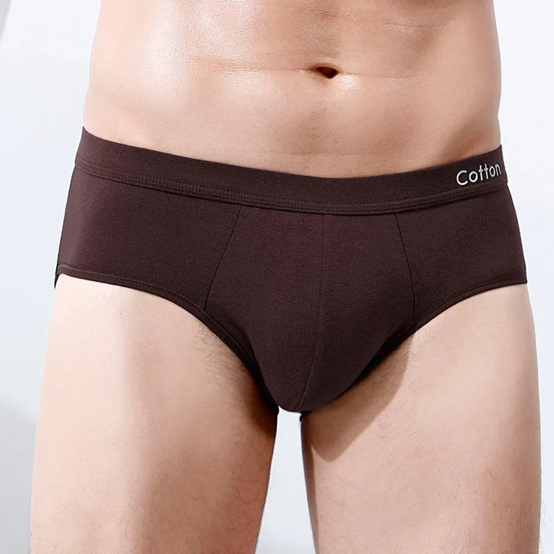 

Printed cotton men's underwear U convex sexy breathable elastic comfortable quick-drying solid color men's briefs