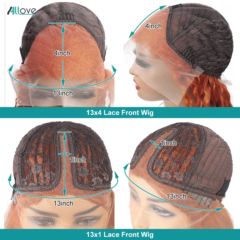 

Ginger Short Bob Human Hair Wigs Blonde Transparent Lace Front Wig Brazilian Remy Straight Orange Burgundy Lace Front Hair Wigs