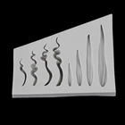 Кукла волосы Плесень DIY 3D детское лицо помадка плесень торт декоративная форма для шоколада силиконовые формы для выпечки на заказ инструмент высокого качества