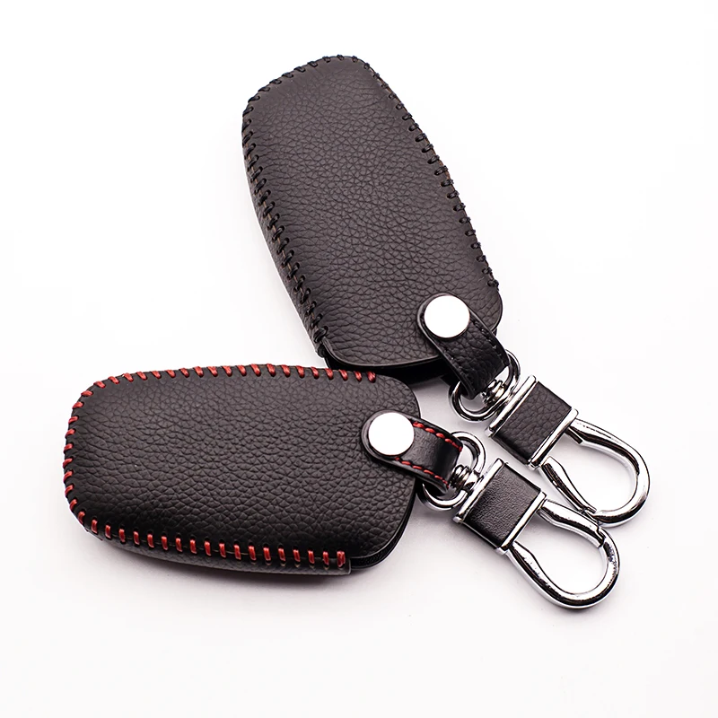 

Hot sale top layer leather handmade car key case cover For BMW 1/5/6/7 series M3 M5 X1 X3 X5 X6 E36 E39 E46 E30 E60 E92 3 button