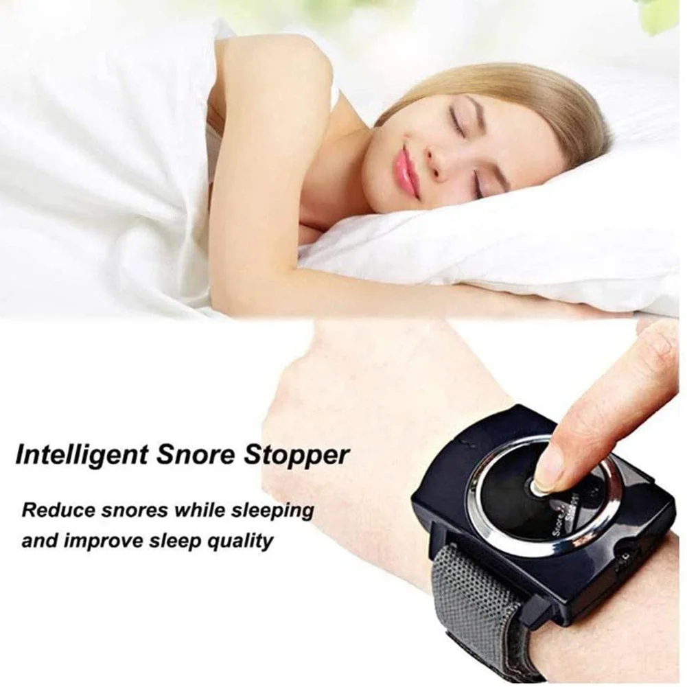 

New Electronic Snore Stopper Wristband Infrared Digital Auto Anti Snore Cessation Sleeping Night Aid Care Anti Snore Wristband