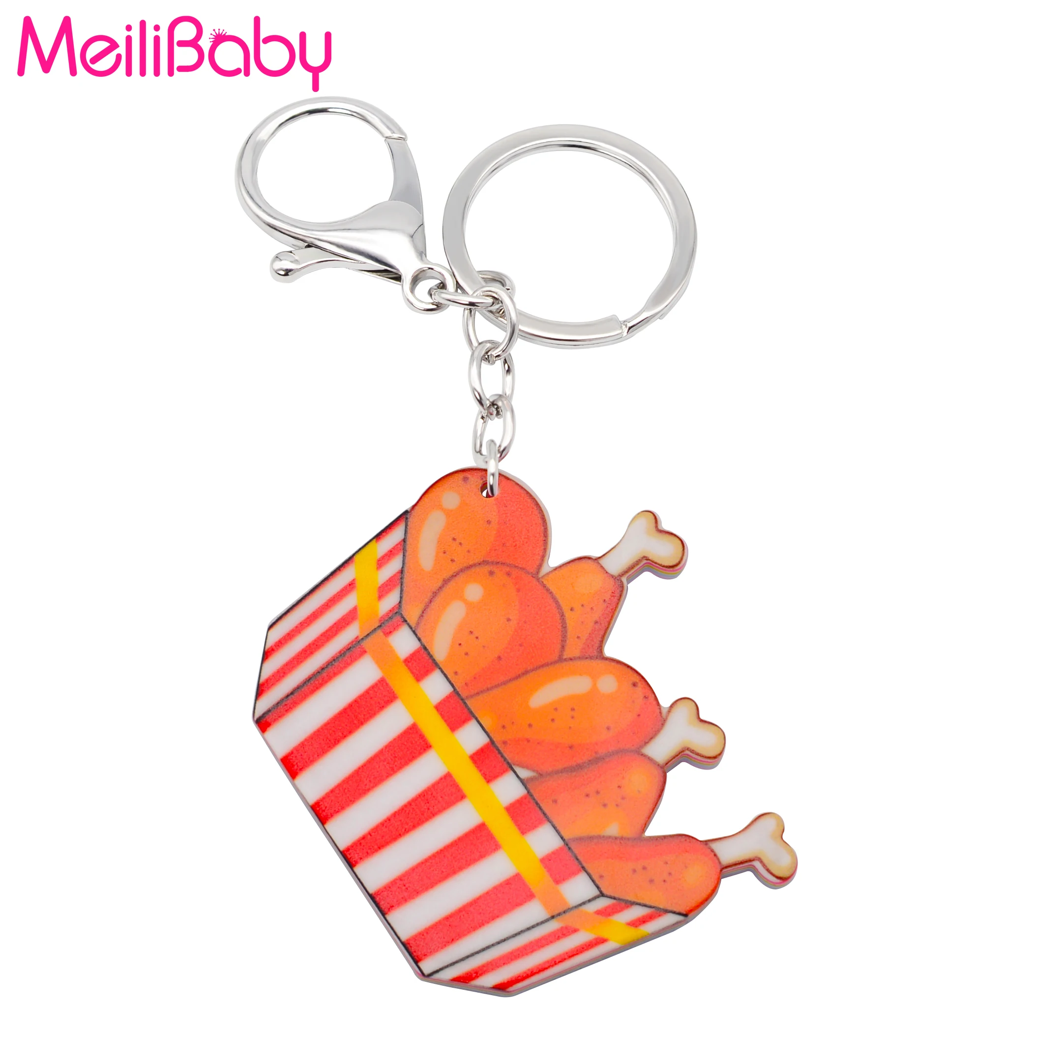 Милые Мультяшные Акриловые Брелоки для ключей 1 шт. новые с питанием ювелирные