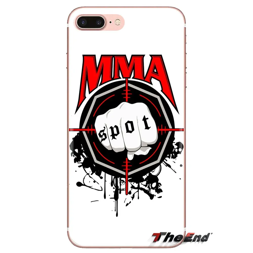 The MMA logo mixed martial For Huawei Honor 7X V10 6C V9 6A Play 9 Mate 10 Pro Y7 Y5 P8 P10 Lite Plus GR5 2017 Soft Shell Covers |