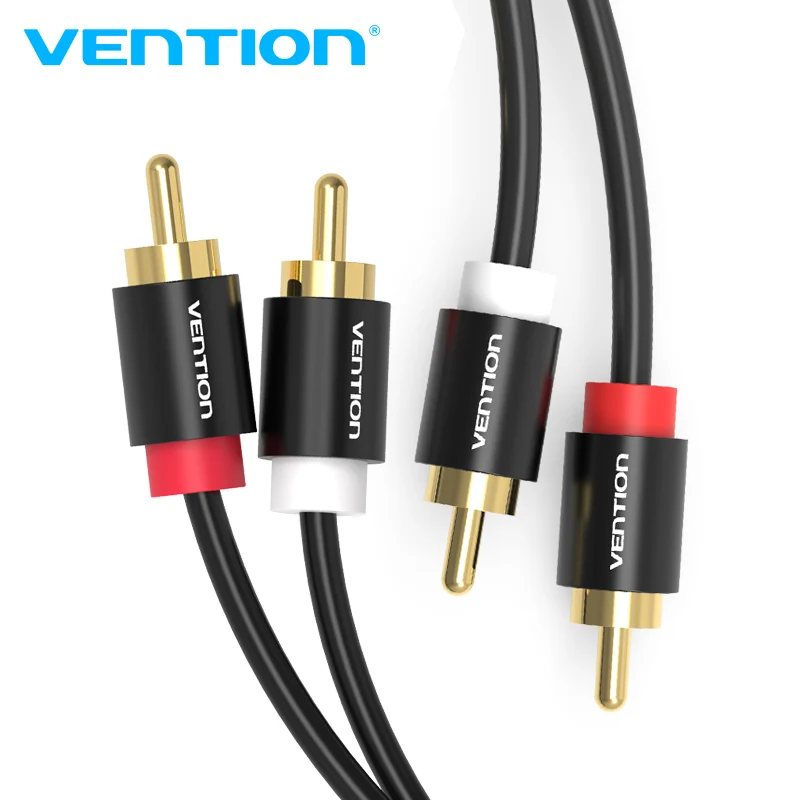 Vention 2RCA к Аудио кабель папа мужчине RCA 1 м 2 3 для домашнего кинотеатра DVD усилитель