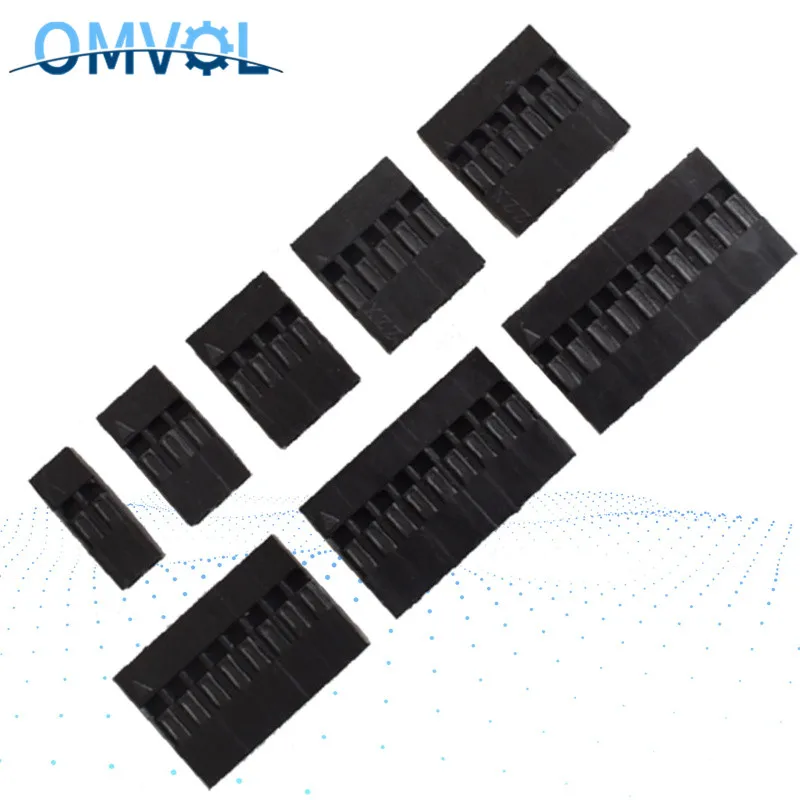 100 шт. 12345678910P для Dupont Jumper Wire Cable Housing гнездовой контактный разъем шаг 2 54