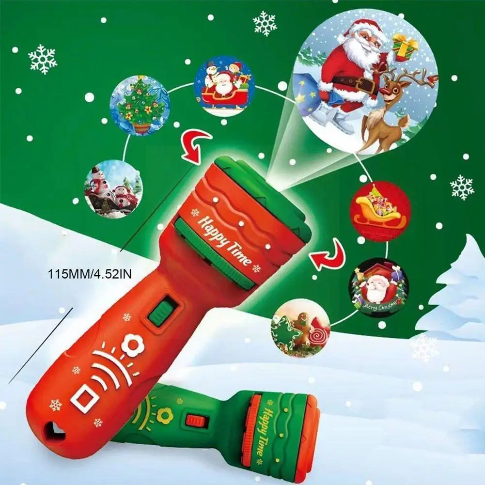 

Christmas Portable Led Lantern Projector With 21 Rotating Holiday Toys Operated Patterns Battery Light,kids Decorative S4c3