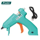 Клеевые стержни Pro'sKit GK-361U, 3,6 В, 2000 мА  ч, 8 Вт, USB, литий-ионные, для самостоятельной сборки