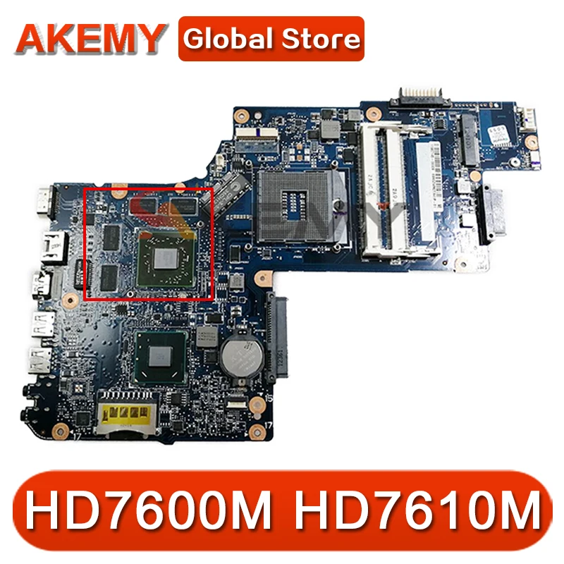 

AKEMY абсолютно новый H000052630 материнская плата для ноутбука Toshiba Satellite C850 L850 HM76 HD7600m HD7610M серии DDR3 основная плата