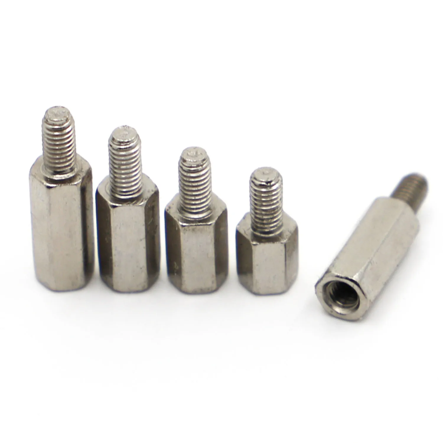 M2 M2.5 M3 M4 Nickel Plated Steel Hex Standoff Male Spacer Metric Thread Hexagon PCB Motherboard Mount Pillar Stud | Обустройство