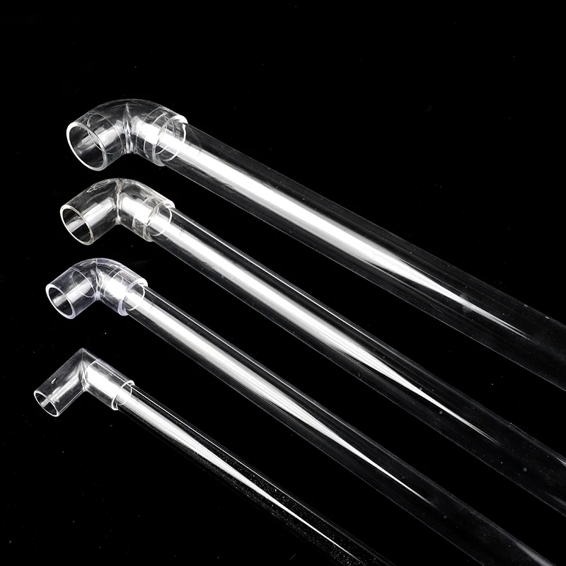 1/2/5/10pcs 90° Acrylic Elbow Connector Transparent Pipe Fittings Aquarium Water Tubo Joints Clear Plexiglass Tube Suppliers - купить по