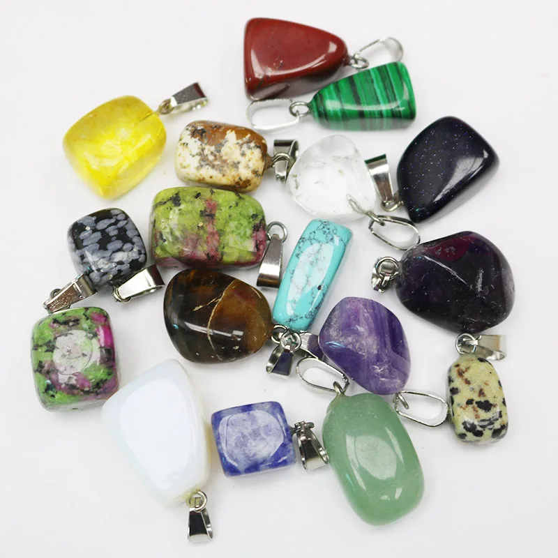 Исцеление Кристалл Камень неправильная Форма подвески из натурального камня