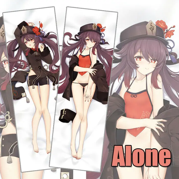 

Genshin Impact Hu Tao Japanese Anime Dakimakura Hug Body Pillow Case 150x50CM Pillow Cover Soft Cushion Pillow Cover Gifts