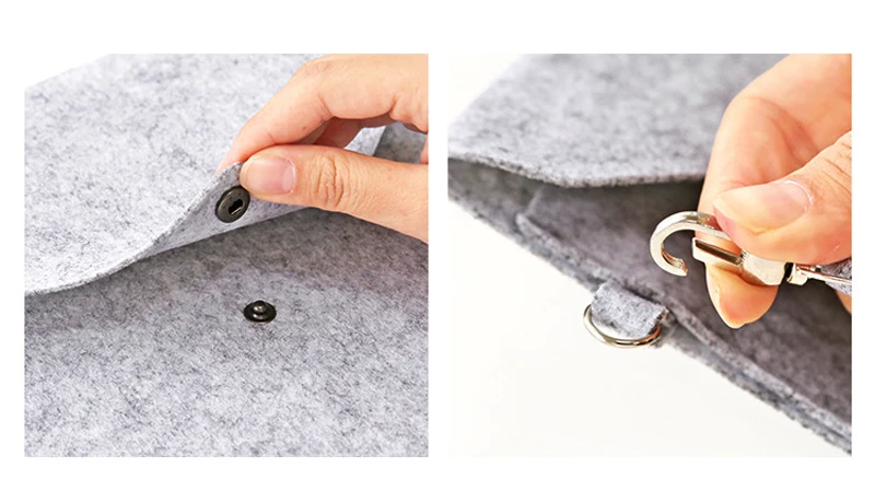 Простая твердая шерстяная фетровая папка для файлов A4 вместительная сумка