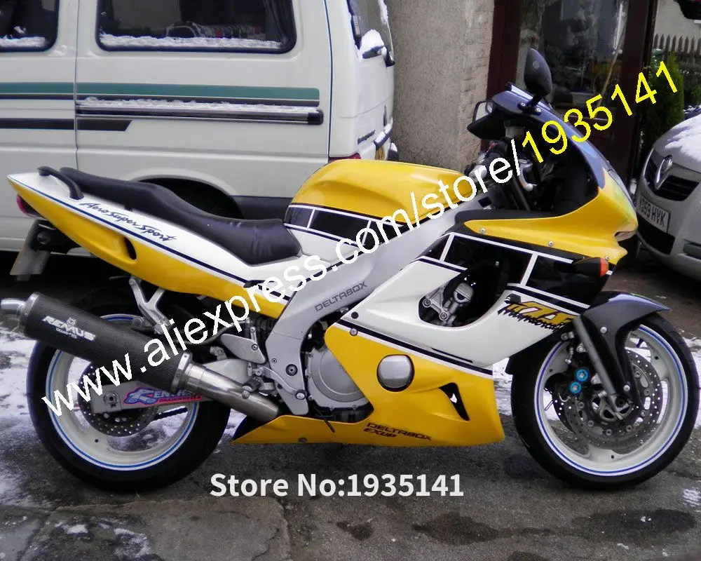 Корпус для мотоцикла Yamaha Yzf 600R запчасти Thundercat 97 07 YZF600 R 2007 желтый черный белый АБС