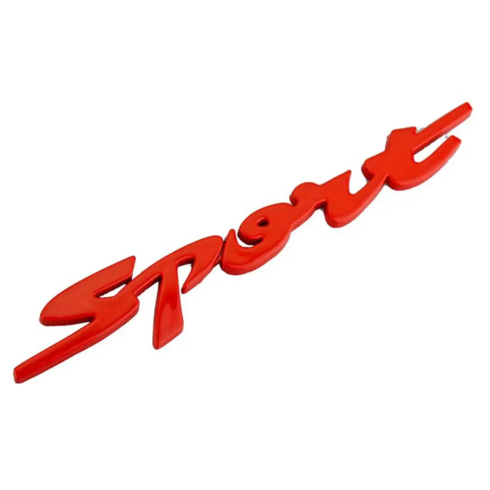 

Fashion 3D Car Sport Letter Shape Design Auto Sticker Vehicle Decal Decor