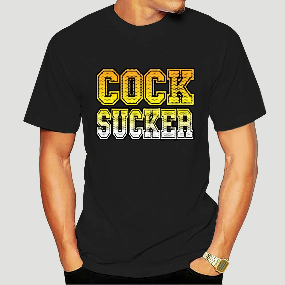 

Men T Shirt Cock Sucker T-Shirt Black tshirts Women T-Shirt-1797D