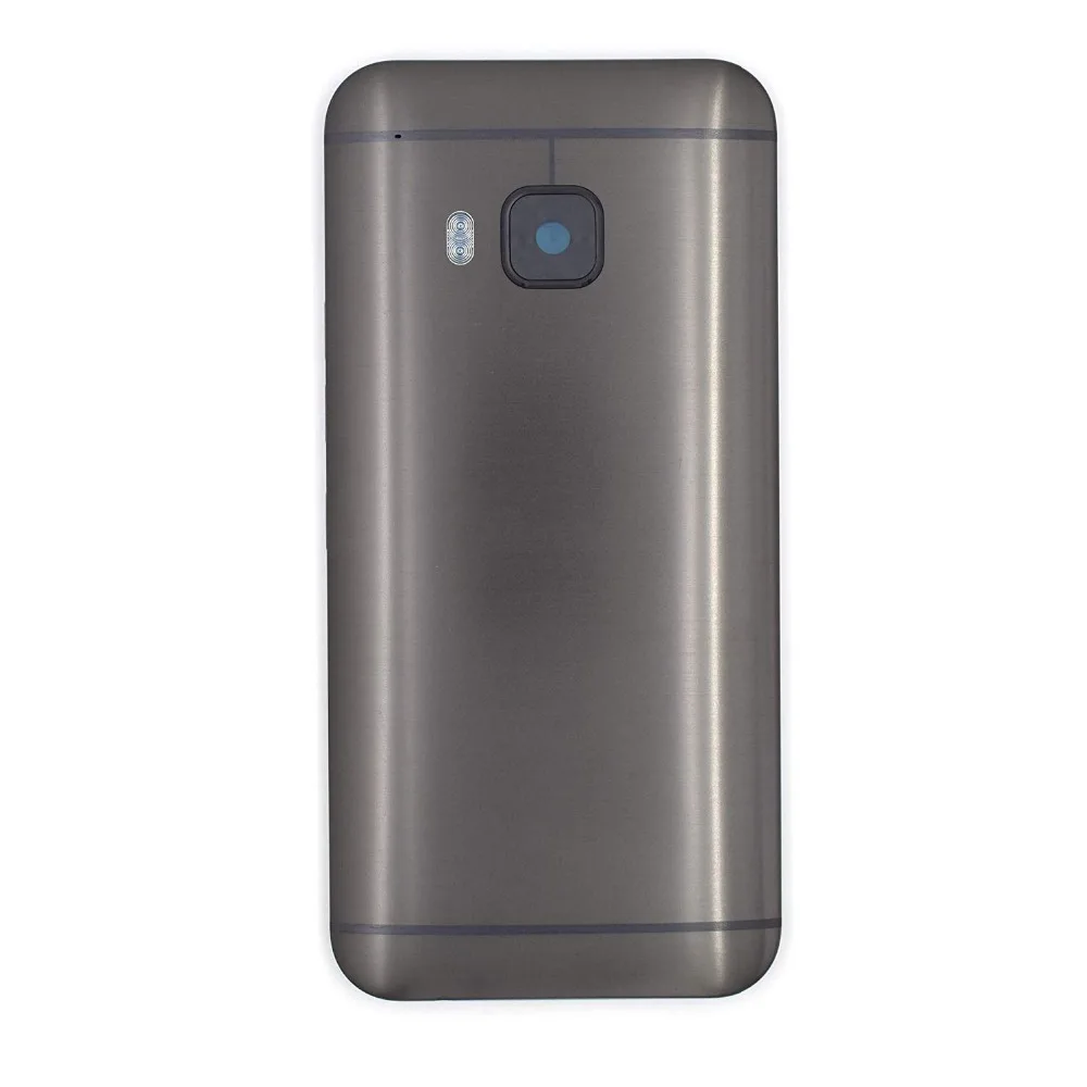 Металлический задний корпус двери для htc One M9 задняя крышка батарейного отсека чехол с объемом+ Кнопка питания+ объектив камеры в сборе