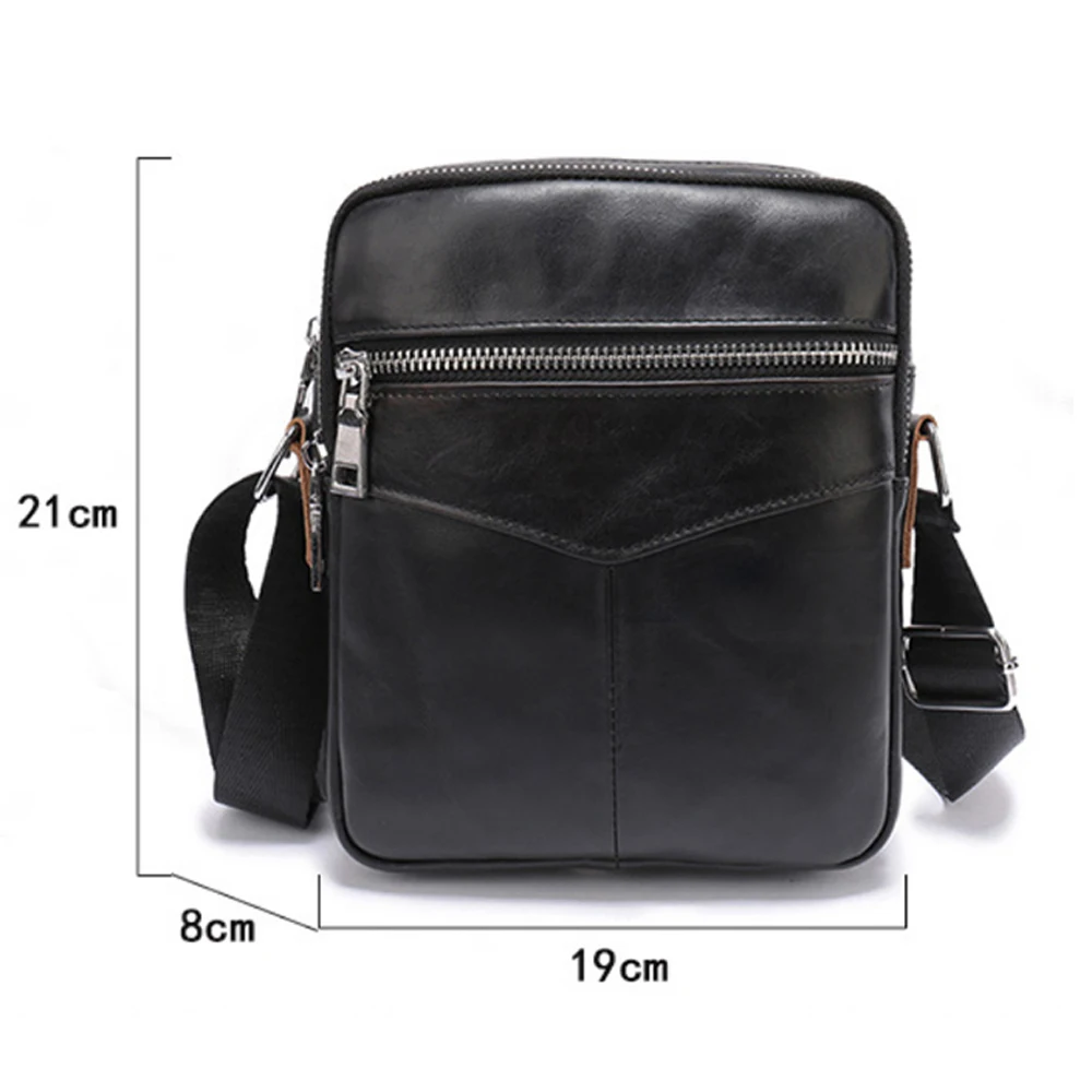 

Men's Shoulder Bag With Cowhide Men's Luxury Designer Purse Crossbody Bags For Man Messenger Bag Genuine Leather Bags Causal