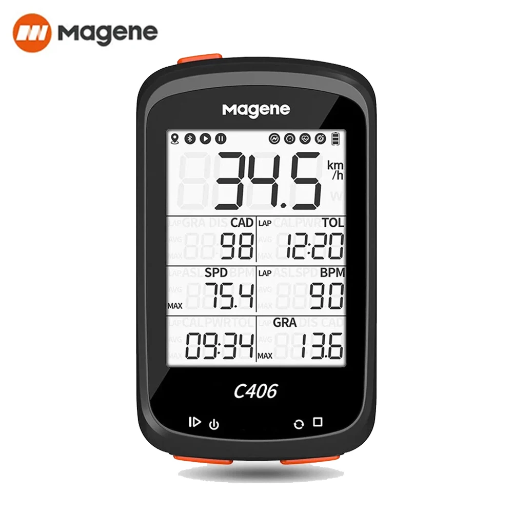 Велосипедный GPS-компьютер Magene C406 умный беспроводной - Цена: 6092.61