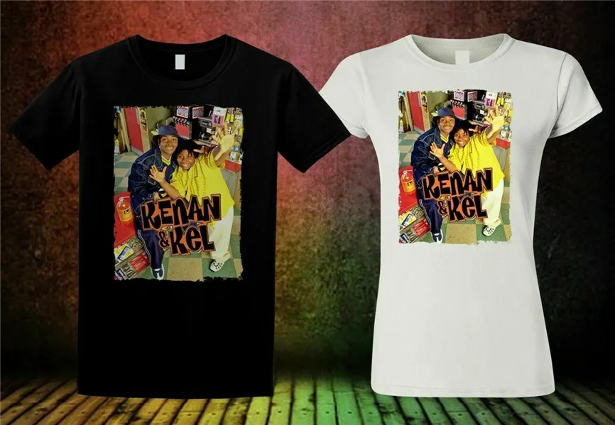 Новая футболка Kenan And Kel черно-белая забавная 90S в стиле хип-хоп 3 футболки