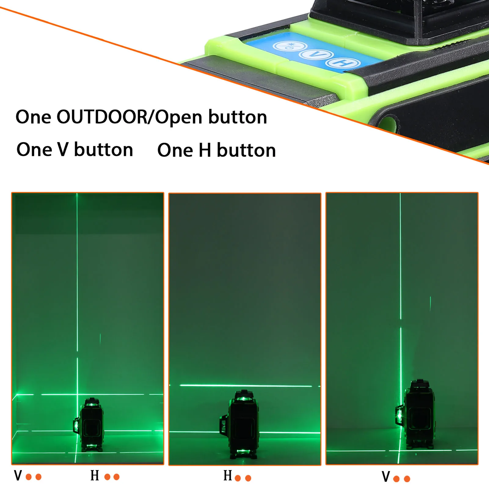 Многофункциональный самонивелирующийся лазерный уровень 4D 16 линий 3 ° |