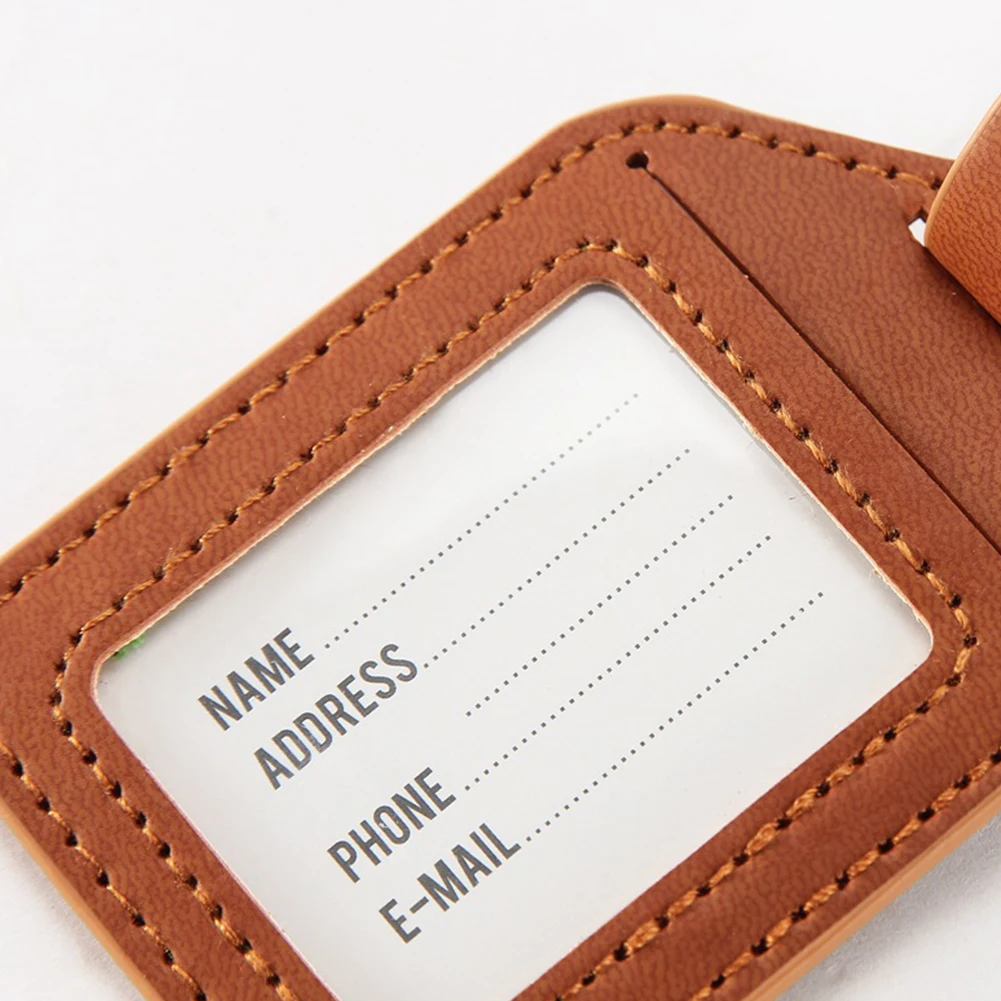 Портативный Видимый Адрес Этикетка сумка практичный Винтажный стиль мода Анти