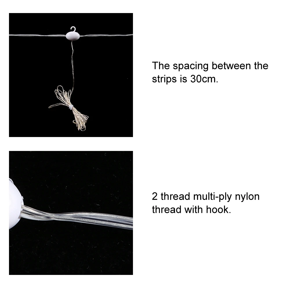 Светодиодная гирлянсветильник на батарейках медный провод 8 режимов 300