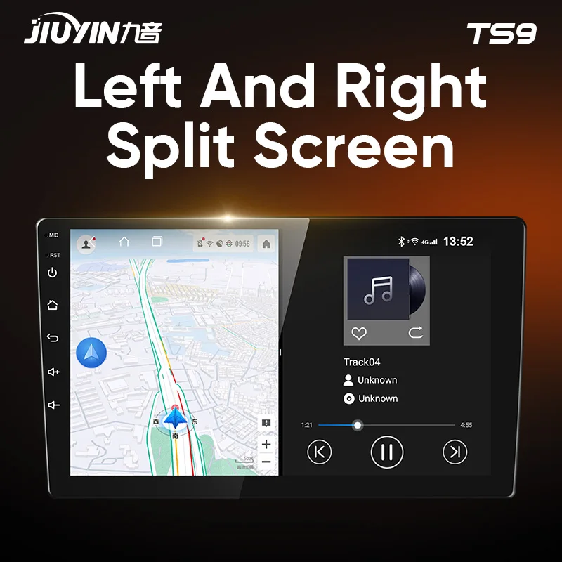 JIUYIN Тип C автомобильный Радио Мультимедиа Видео плеер навигация GPS для Toyota RAV4 4 XA40 5