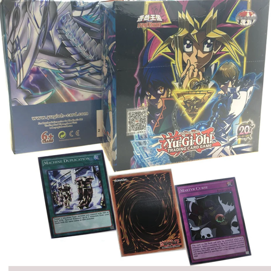 Juego de cartas Yugioh para ni&ntilde;os y ni&ntilde;as, juguete de cartas yugi-gi-oh, regalo de Navidad, 240 unids/set por juego-2