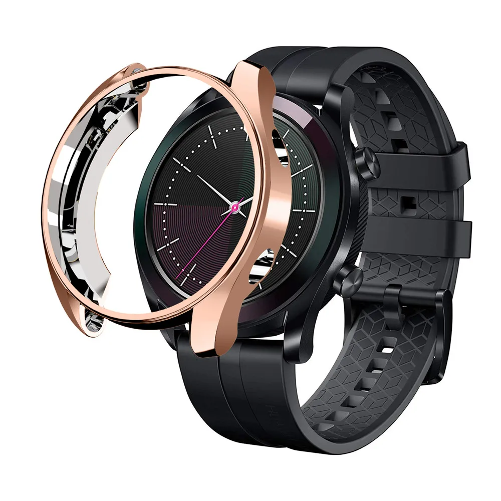 Легкий тонкий чехол для huawei Watch GT 2/1 42 мм 46 мм Защитная крышка элегантный/Активный/спортивный/Модный мягкий бампер аксессуары