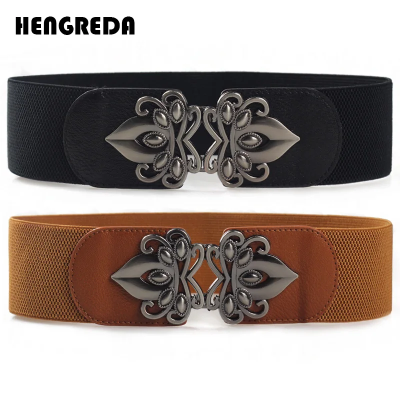 2019 широкий эластичный пояс для женщин Hengreda аксессуары платья корсет свитера и