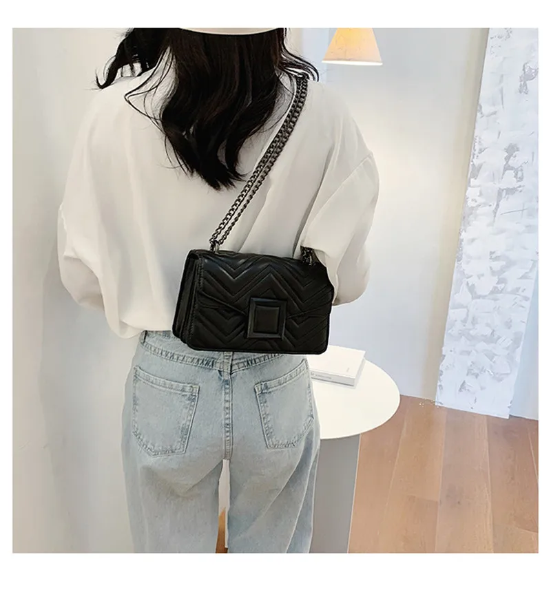 

PU Leather Crossbody Bag For Women 2020 Fashion Sac A Main Female Shoulder Bag Female Handbags And Purses Women Bags